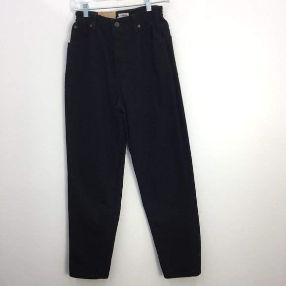 VTG w Tag LL Bean Black Original Fit Relaxed Jeans
